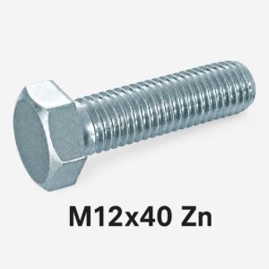 M12X40 Завртка Zn - DIN933