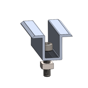 Алуминиумски среден држач - СЕТ со коцка